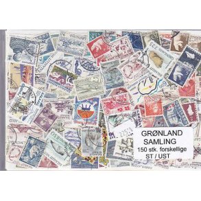 Grnland Samling St/ust. 150 forskellige
