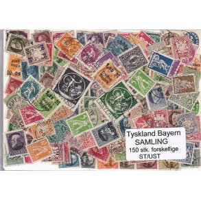 Tyskland Bayern Samling St./ust. 150 forskellige