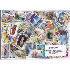Jersey Samling - St/ust. 100 forskellige.