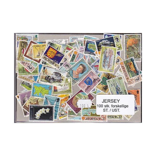 Jersey Samling - St./ust. 100 forskellige.