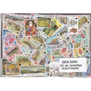 &Oslash;en Man Samling - Postfrisk 100 forskellige.