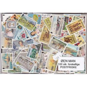 &Oslash;en Man Samling - Postfrisk 100 forskellige.