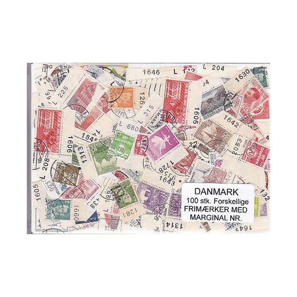 Danmark Frim.med Marginal nr. 100 stk.