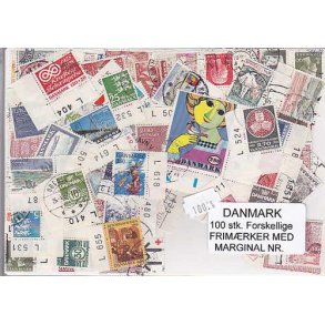 Danmark Frim.med Marginal nr. 100 stk.