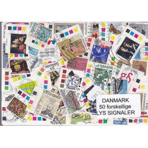 Danmark Samling 50 forskellige m. Lyssignaler