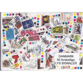 Danmark Samling 50 forskellige m. Lyssignaler
