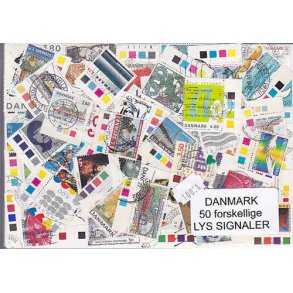 Danmark Samling 50 forskellige m. Lyssignaler