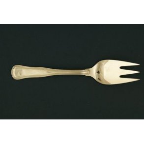 Dobbeltriflet Cohr Stegegaffel, 21 cm.