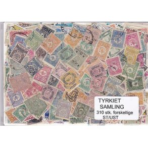 Tyrkiet Samling St/ust. 310 forskellige