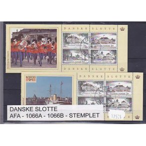 Danske Slotte AFA 1066A -1066 B. Stemplet