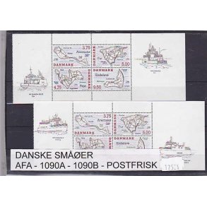 Danske Smer AFA 1090A -1090B Postfrisk