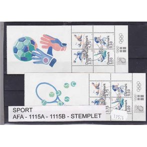 Sport AFA 1115A -1115B. Stemplet