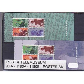 Post & Telemuseum AFA 1180A-1180B Postfrisk