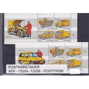 Postkretjer AFA 1325A -1325B Postfrisk