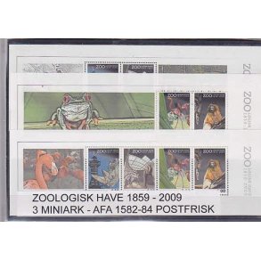 Zoologisk Have AFA 1582-84 Postfrisk