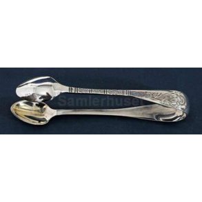 Antik Rokoko Sukkertang, 12 cm.