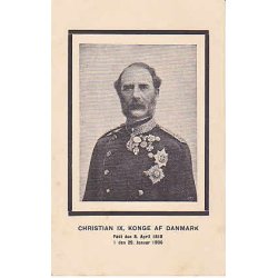 Kong Christian IX. Srgekort. A.V.520 -