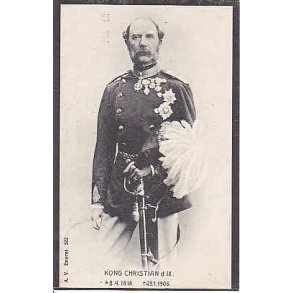 Kong Christian IX. Srgekort. A.V.522