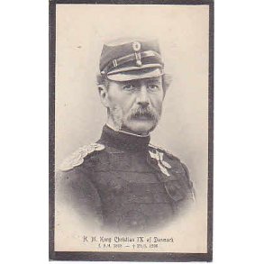 Kong Christian IX. Srgekort. B.M.-74
