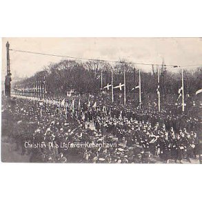 Kong Christian 9.Ligfrd - Kbenhavn. Stender 5182