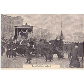 Kong Christian 9.Ligfrd - Kbenhavn. Ubrugt