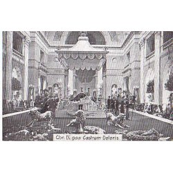 Chr.IX p Castrum Doloris. Ubrugt