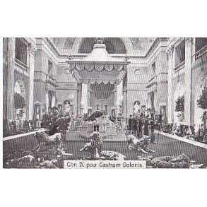 Chr.IX p Castrum Doloris. Ubrugt