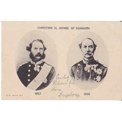 Christian IX - Konge af Danmark St. 2103 Brugt.