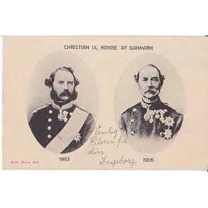 Christian IX - Konge af Danmark St. 2103 Brugt.