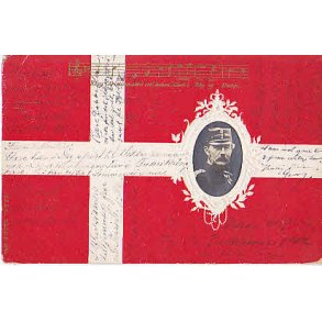 Christian IX - Srgekort - til U.S.A. Brugt.