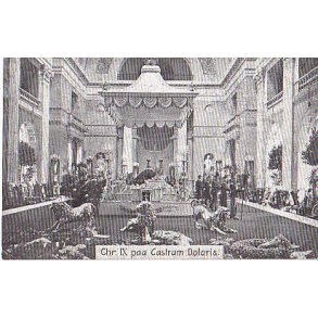 Chr.IX p Castrum Doloris. Ubrugt