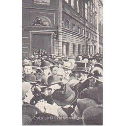 Christian IX i Folkemngden. St.3109 Ubrugt