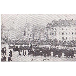 Kong Christian 9.Ligfrd - Kbenhavn. A.V.549 - Ub