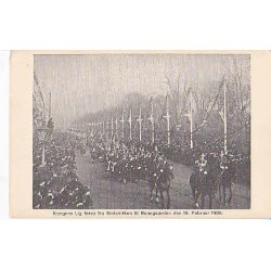 Kongens Lig fres fra Slotskirken til Banegrden.