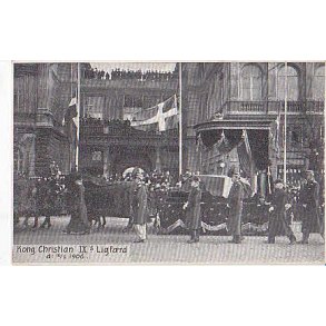 Kong Christian 9.Ligfrd - Kbenhavn. A.V.548