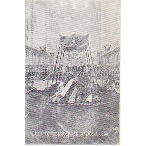 Chr. IXs Katafalk i Roskilde Domkirke -  St .u/no