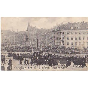 Kong Christian 9.Ligfrd - Kbenhavn. Stender 5219