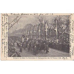 Kongens Lig fres fra Slotskirken til Banegrden.