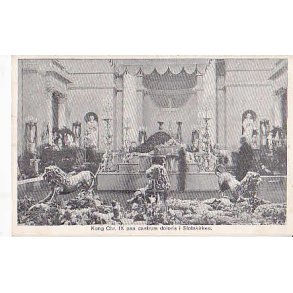 Chr.IX p Castrum Doloris i Slotskirken A.V.545.