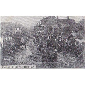 Kong Christian 9.Ligfærd - Roskilde St.u/no