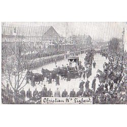 Kong Christian 9.Ligfrd - Kbenhavn. Stender u/no