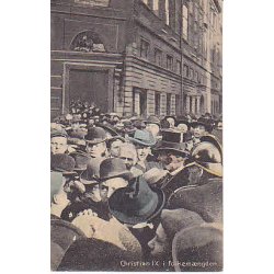 Christian IX i Folkemngden. St.3109 Ubrugt