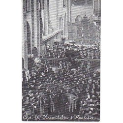 Christian IXs Bis�ttelse i Roskilde Domkirke - St.