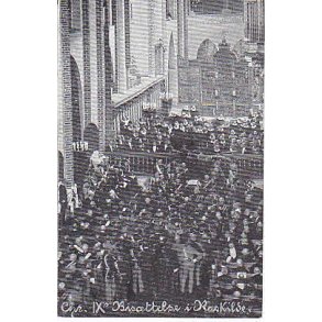 Christian IXs Bis�ttelse i Roskilde Domkirke - St.