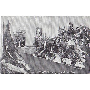 Chr.IXs Sarkofag i Roskilde Domkirke St.u/no