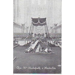 Chr.IXs Katafalk i Roskilde Domkirke  - St.u/no