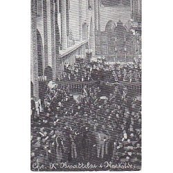 Christian IX s Bis�ttelse i Roskilde Domkirke. -  St.