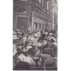 Christian IX i Folkemngden. St.3109 Ubrugt