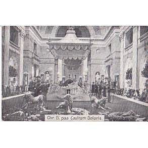 Chr. IX p Castrum Doloris. Ubrugt