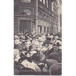 Christian IX i Folkemngden. St.3109 Ubrugt